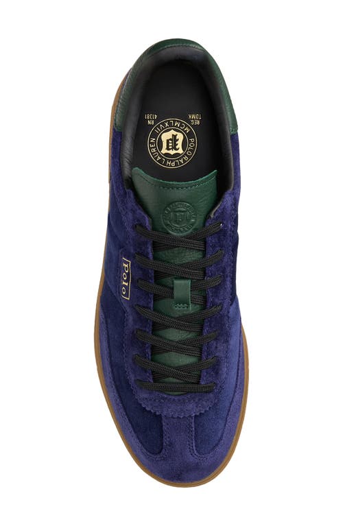 Polo Ralph Lauren Suede Sneakers In Blue