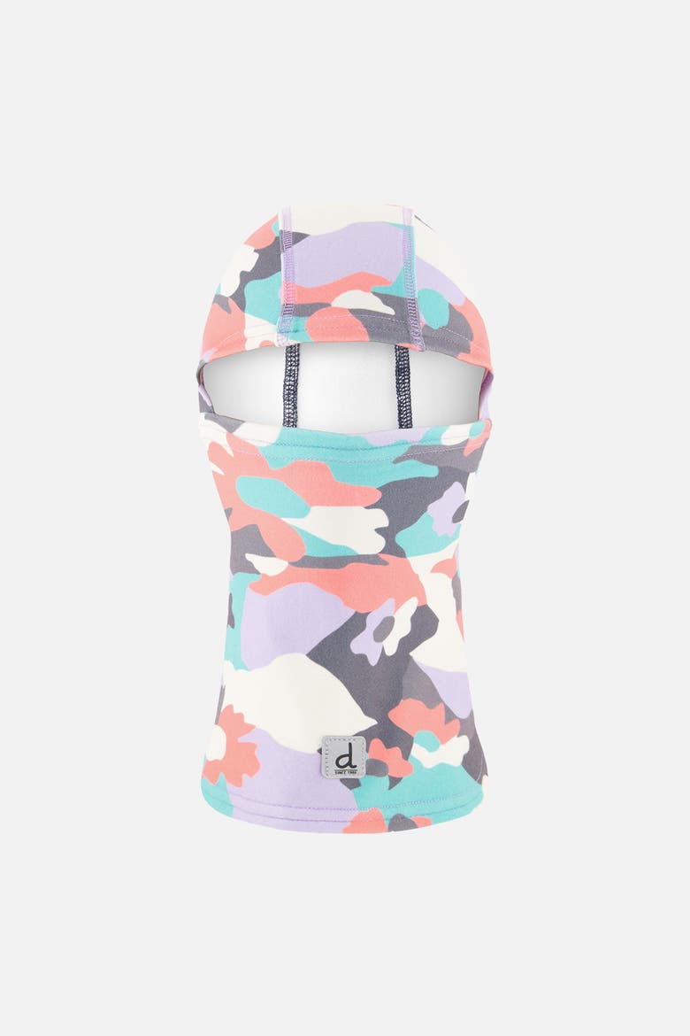 Camouflage Brushed Jersey Reflective Stretch Balaclava, Main, color, Coral Camouflage
