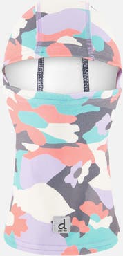 Deux par Deux Camouflage Brushed Jersey Reflective Stretch Balaclava