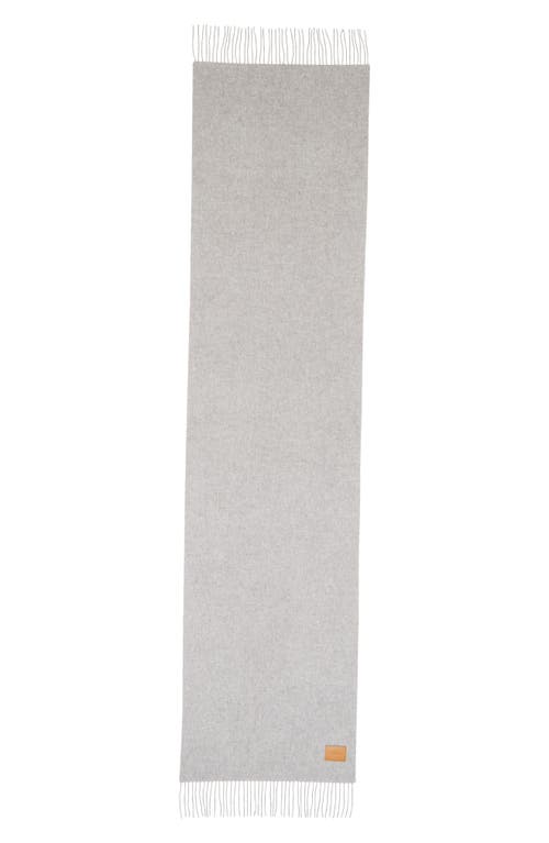 Vince Double Face Cashmere Scarf In Gray