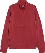 Zella Soft Luxe Half Zip Pullover