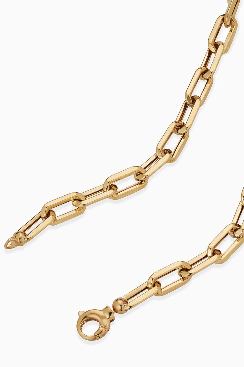 14K Yellow Gold Aurum Link Necklace, Alternate, color, Yellow Gold