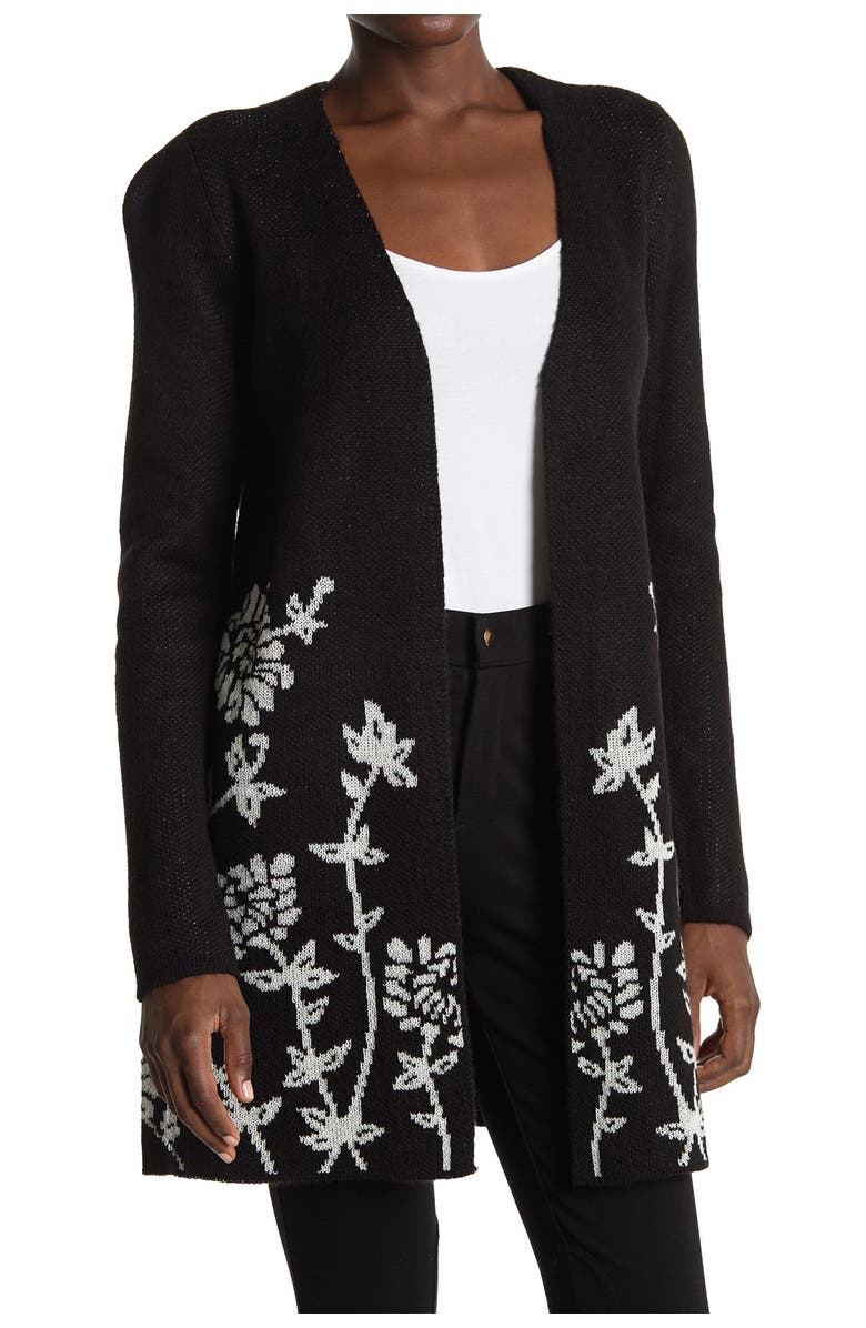 Love By Design Randee Long Patterned Cardigan, Main, color, 