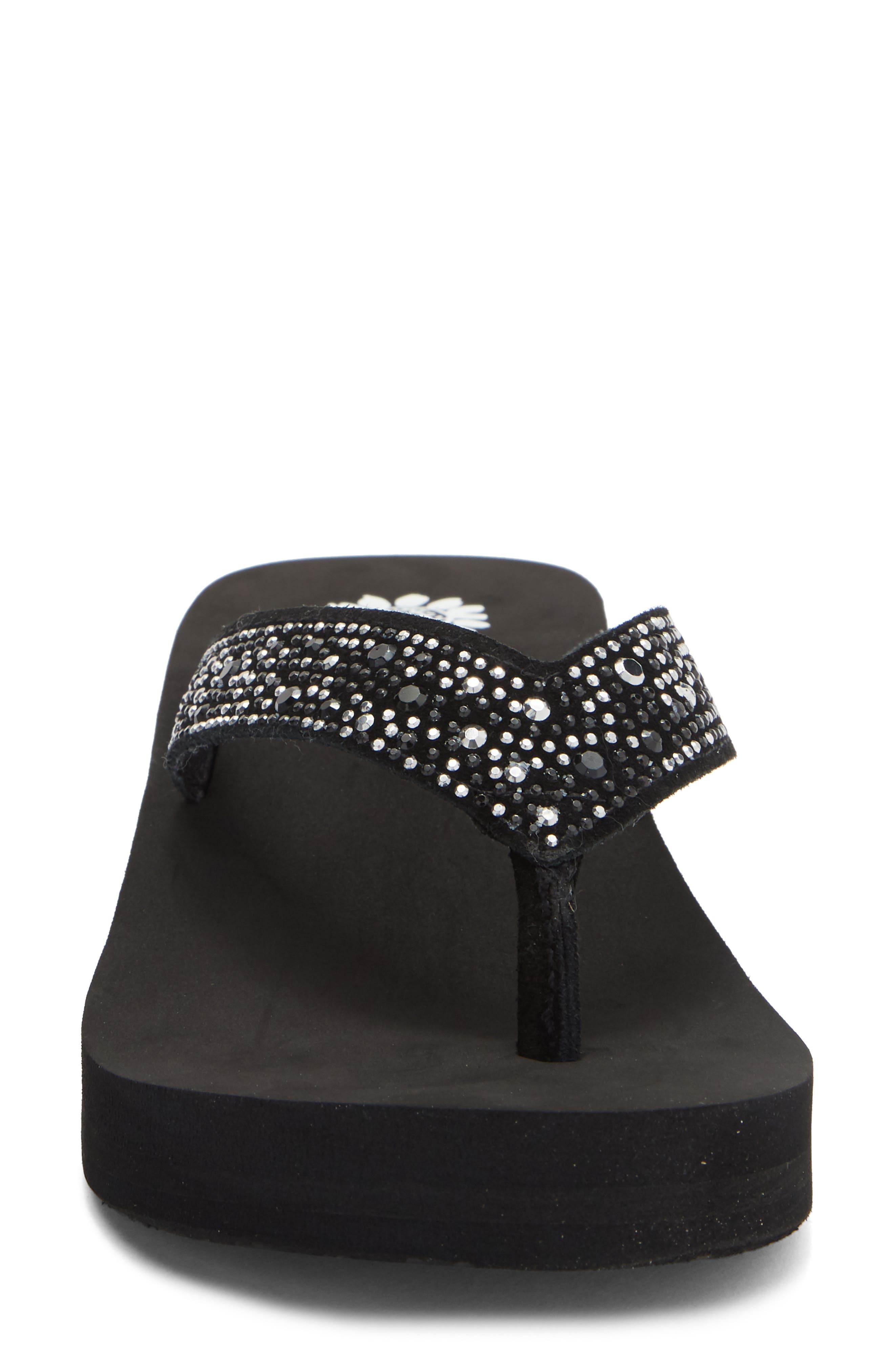 Africa Flip Flop Sandal, Alternate, color, BLACK PEWTER