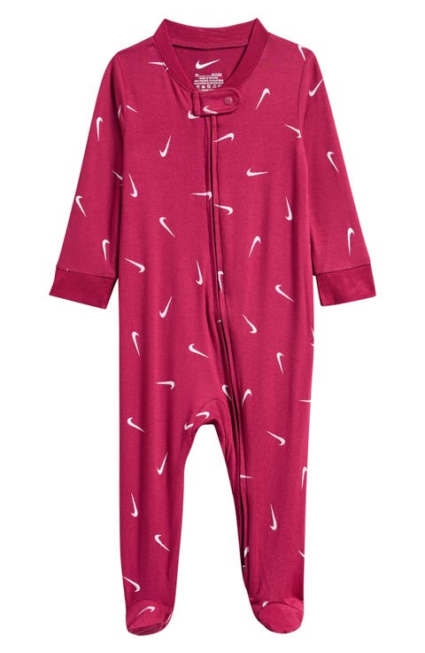 Swoosh Print Footie