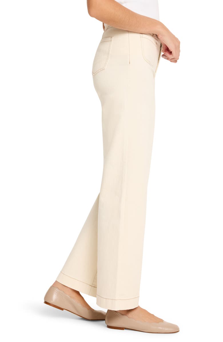 NIC+ZOE Patch Pocket High Waist Wide Leg Jeans, Alternate, color,