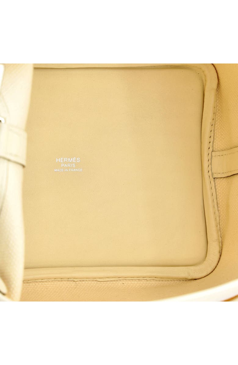 Pre-Owned Hermes Cargo Picotin Lock Bag Canvas and Swift PM, Alternate, color, Nata