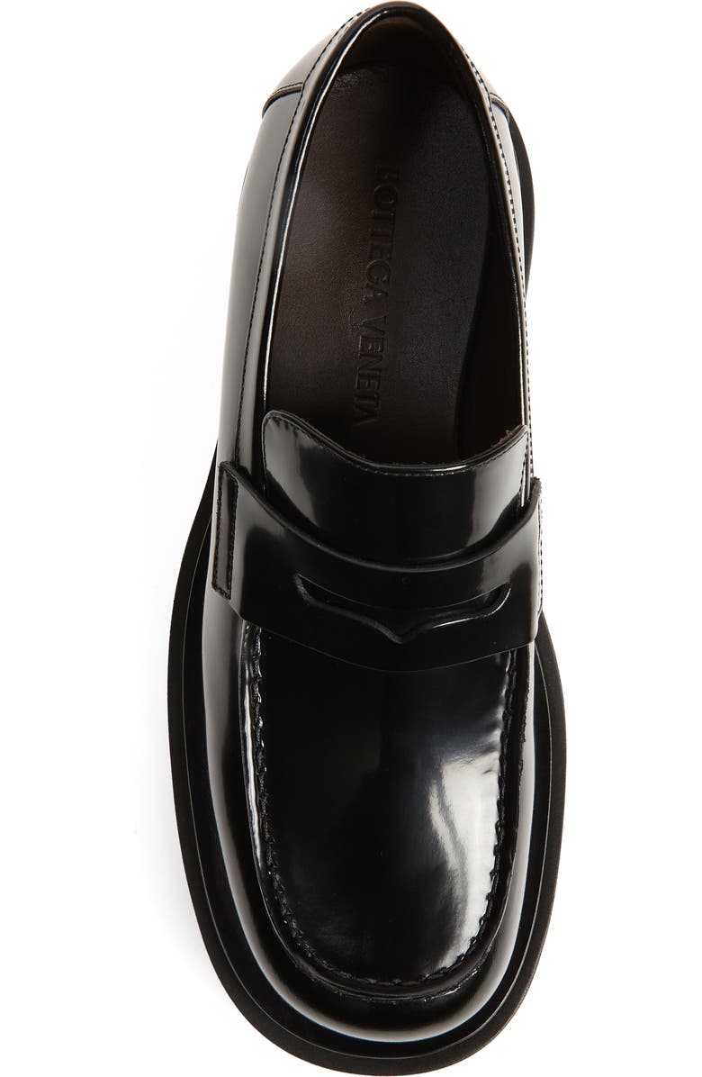 Bottega Veneta Lug Sole Loafer, Alternate, color, Black