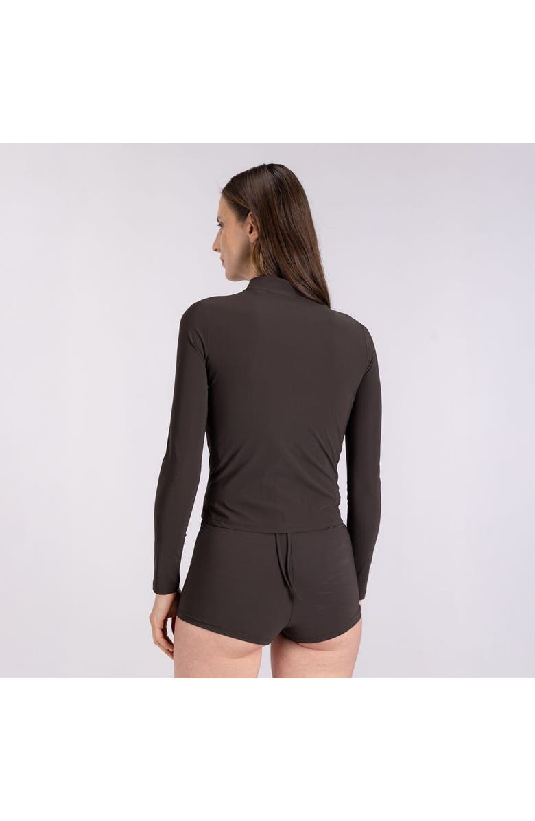 Wallien Hot Pant Swim Short - Women's, Alternate, color, Coffee