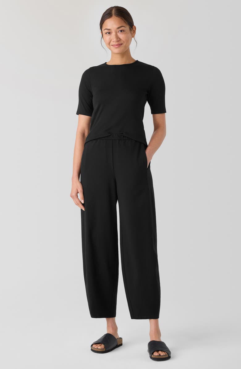 Eileen Fisher Jersey Ankle Lantern Pants, Alternate, color,