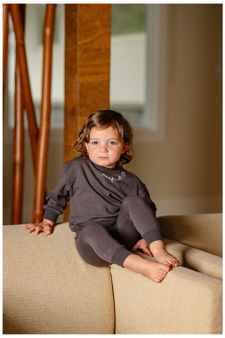Boys POUF Embroidered Set, Alternate, color, Grey