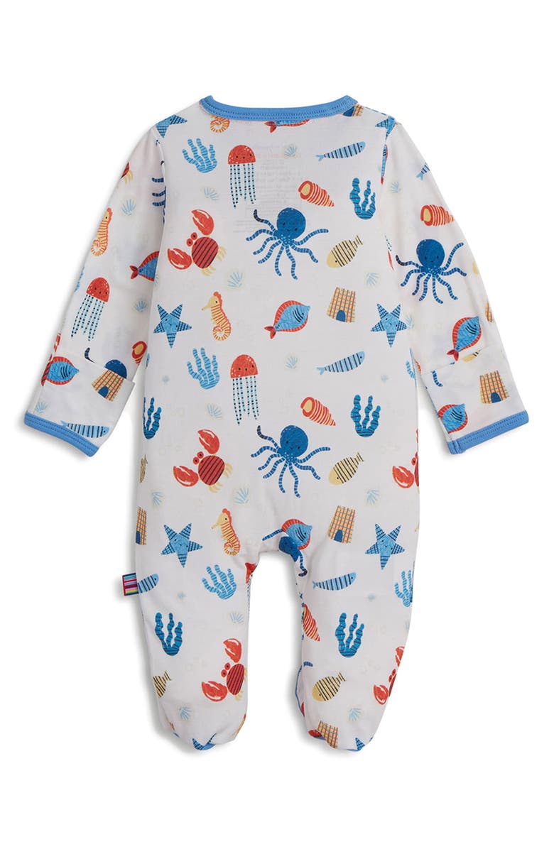 Magnetic Me Deep Chic Blue Magnetic Footie, Alternate, color, White
