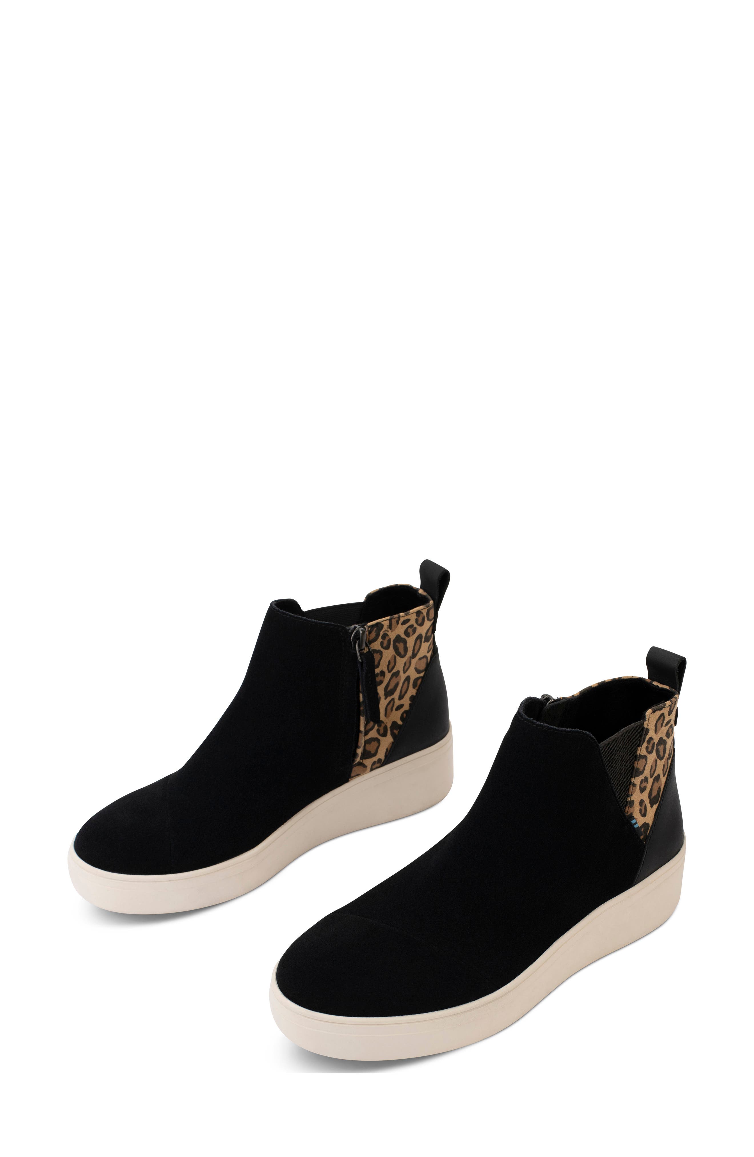 TOMS Chelsea Wedge Sneaker Boot, Alternate, color, 