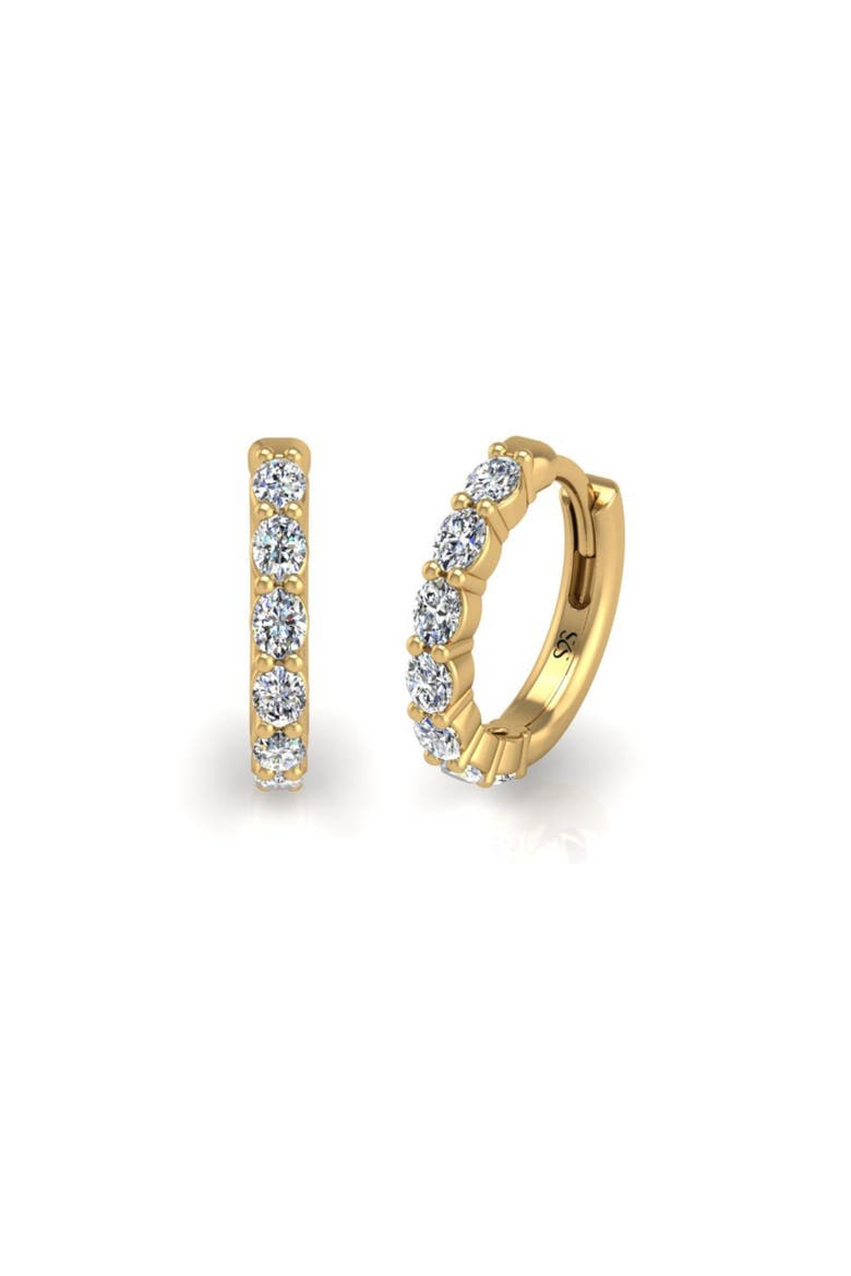 The Big-O Hoops, Alternate, color, Yellow Gold