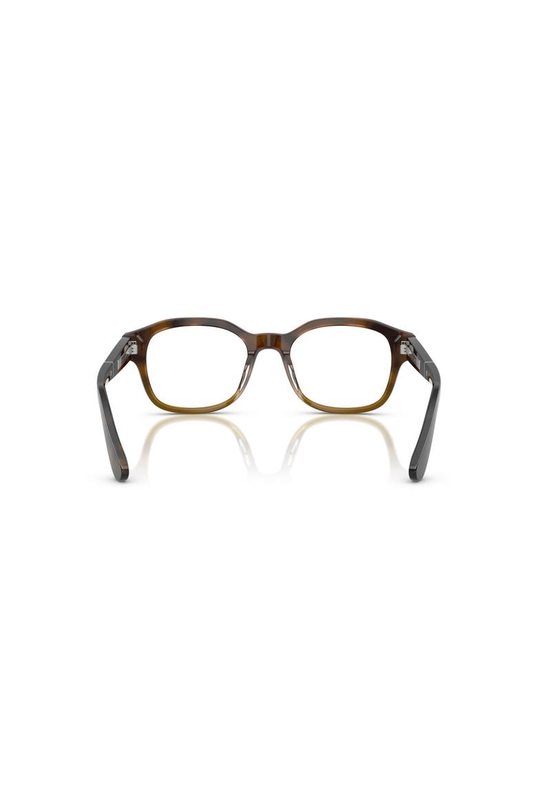 53mm Rectangle optical glasses, Alternate, color, Tortoise