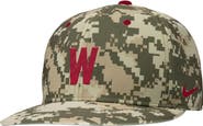 Nike Men's Nike Digital Camo Washington State Cougars On-Field Baseball Performance Fitted Hat