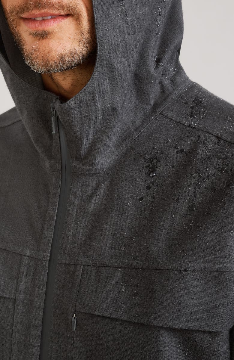 Rhone Commuter Water Resistant Field Coat, Alternate, color, Asphalt