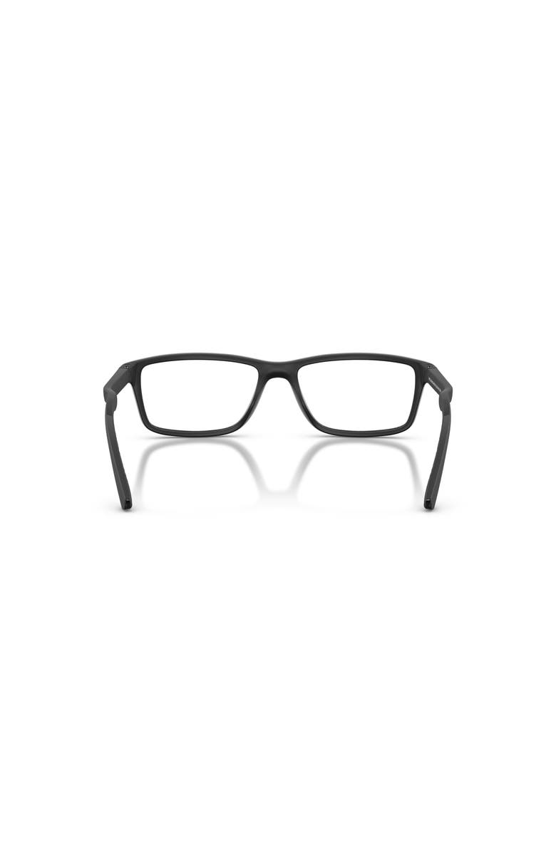 ARNETTE 55mm Rectangle optical glasses, Alternate, color, Black