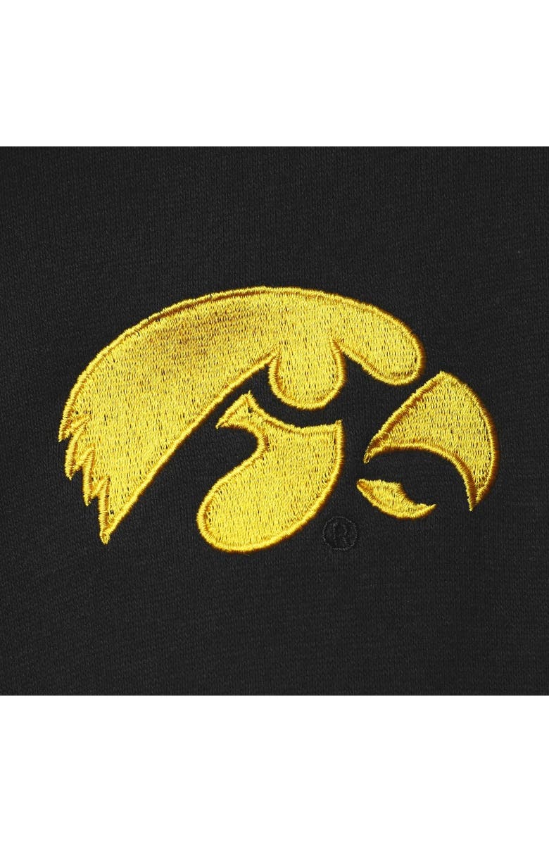 COLOSSEUM Men's Colosseum Black Iowa Hawkeyes Tortugas Logo Quarter-Zip Jacket, Alternate, color, Black