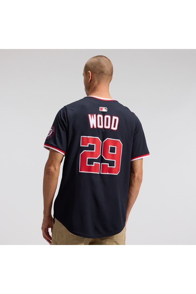 Men's Nike James Wood Navy Washington Nationals Alternate Limited Jersey, Alternate, color, Navy