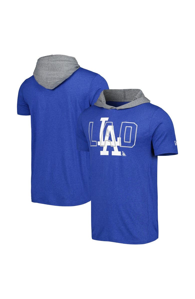 New Era Men's New Era Royal Los Angeles Dodgers Team Hoodie T-Shirt, Main, color, Royal