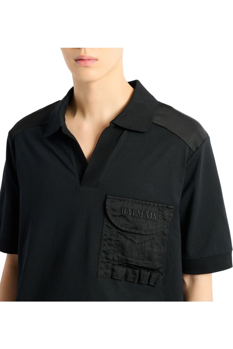 Vintage Utility polo, Alternate, color, black