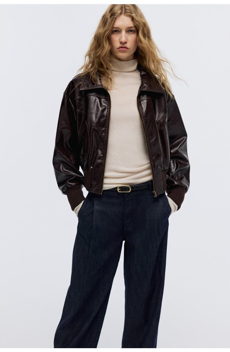 H&M Wide Regular Jeans, Alternate, color, Dark Denim Blue