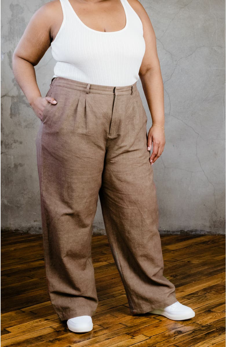 ABLE Claire Linen Pant, Alternate, color,