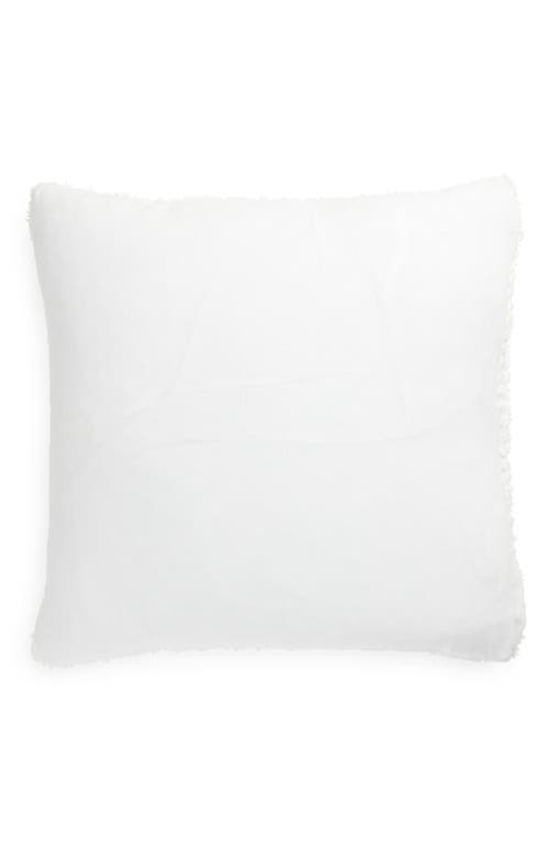 Tahari Chenille Tweed Accent Pillow In White
