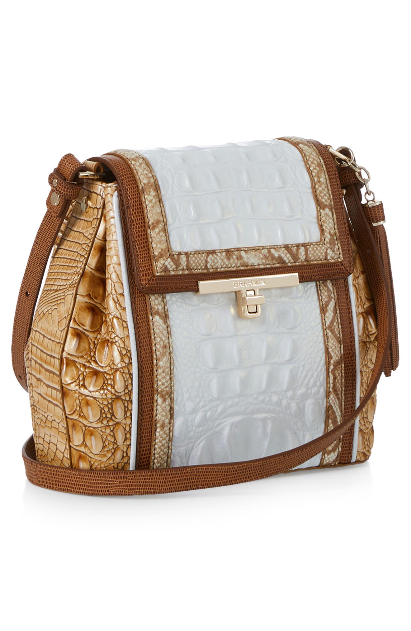 Brahmin Margo Leather Crossbody Bag, Alternate, color, 