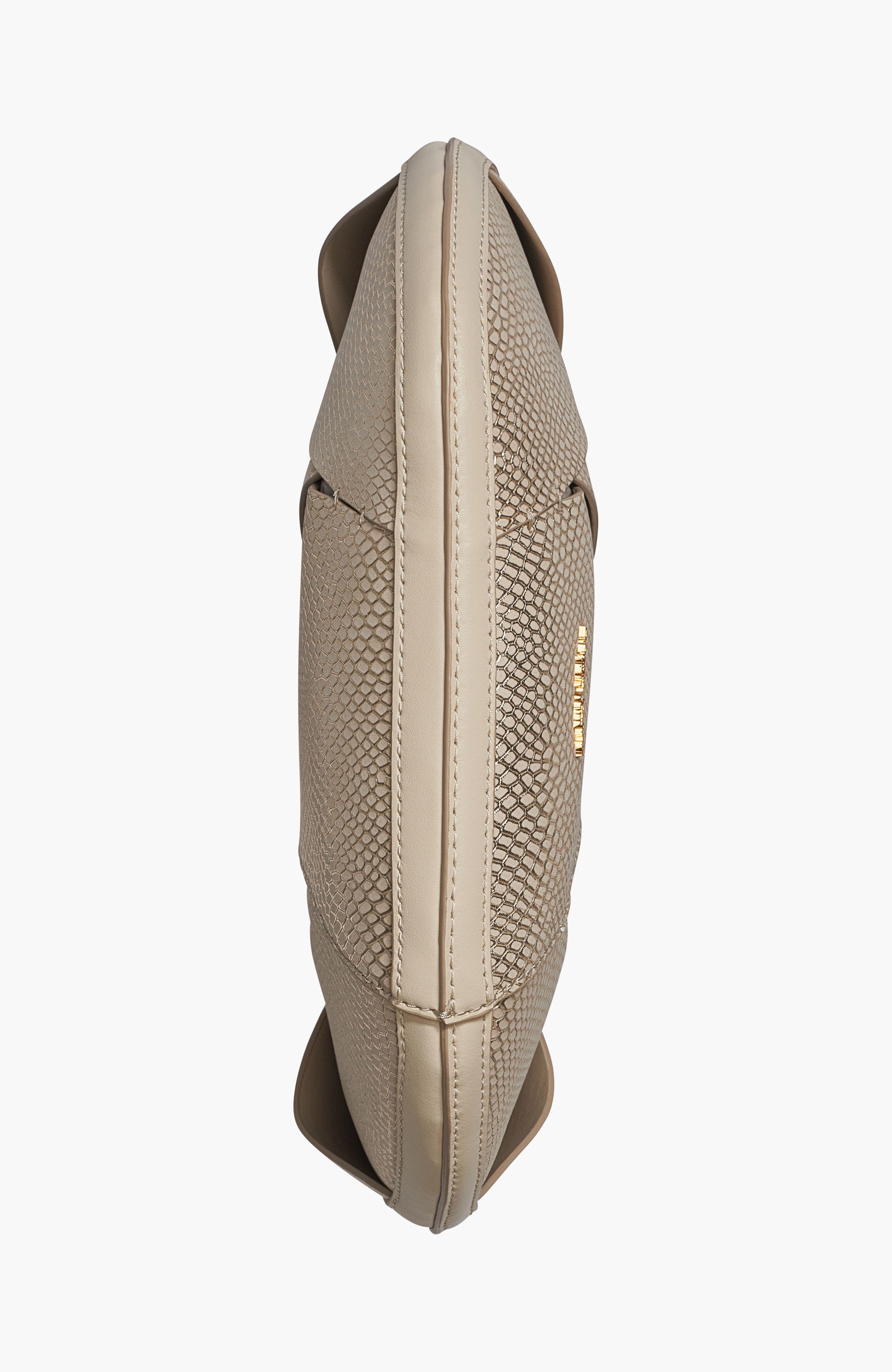 Baldwin Large Woven Mini Shoulder, Alternate, color, Metallic Bone