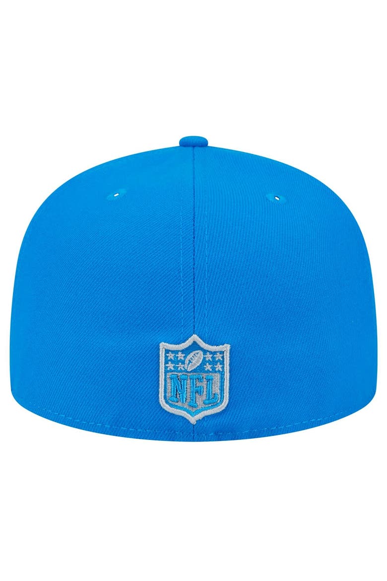 Men's New Era Blue Detroit Lions Main Side Patch 59FIFTY Fitted Hat, Alternate, color, Blue