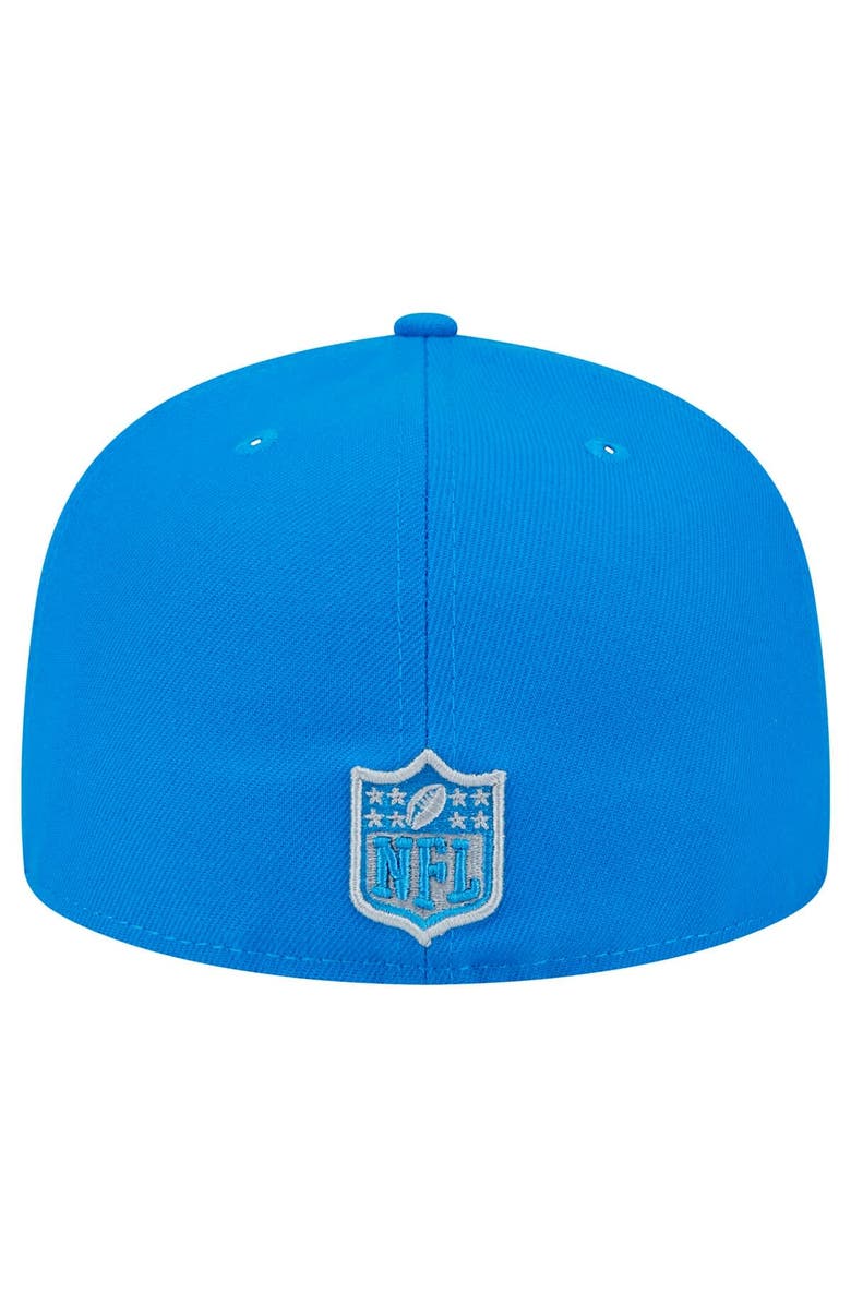 New Era Men's New Era Blue Detroit Lions Main Side Patch 59FIFTY Fitted Hat, Alternate, color, Blue
