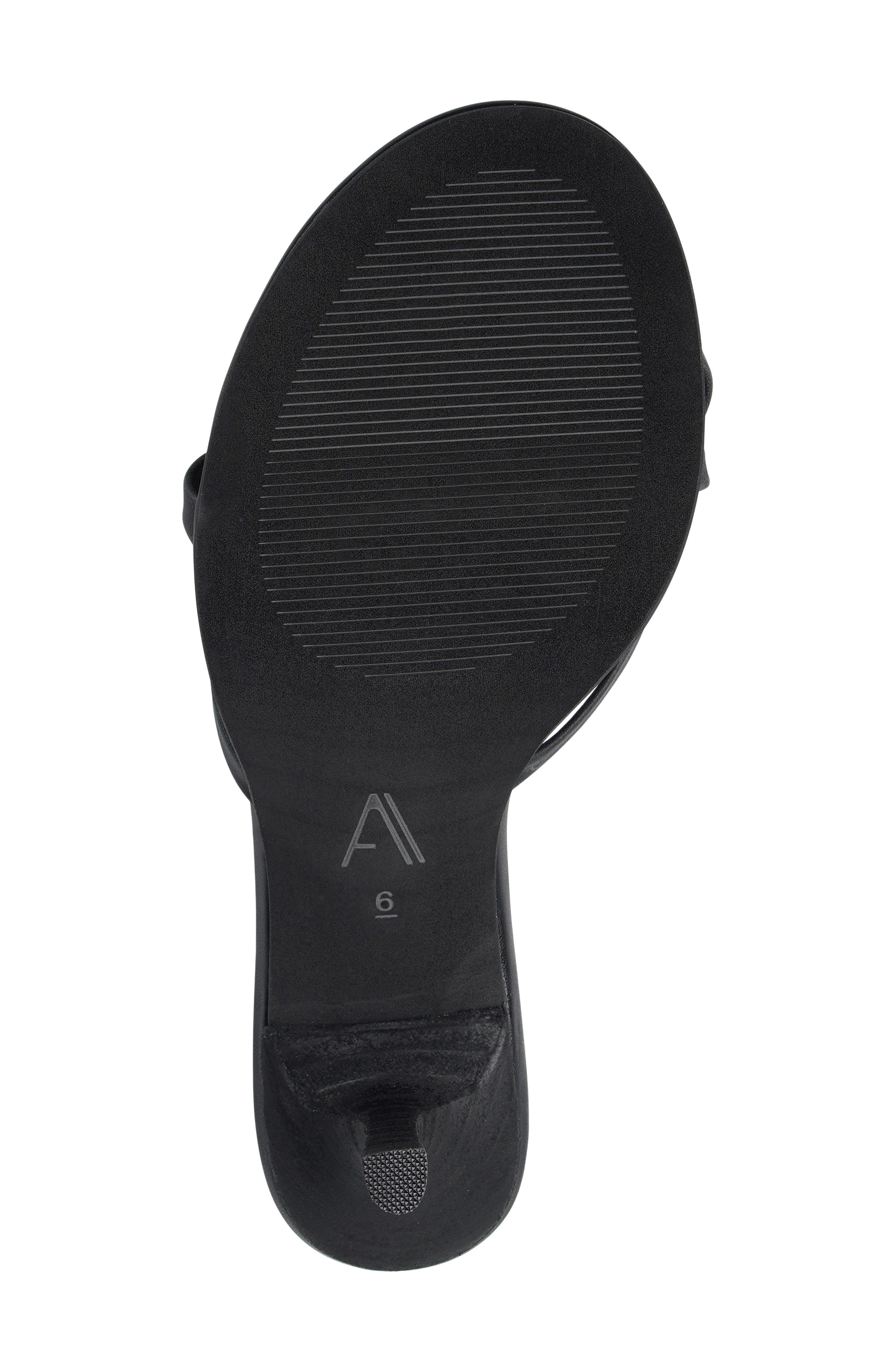 Pizz Kitten Heel Sandal, Alternate, color, BLACK LEATHER