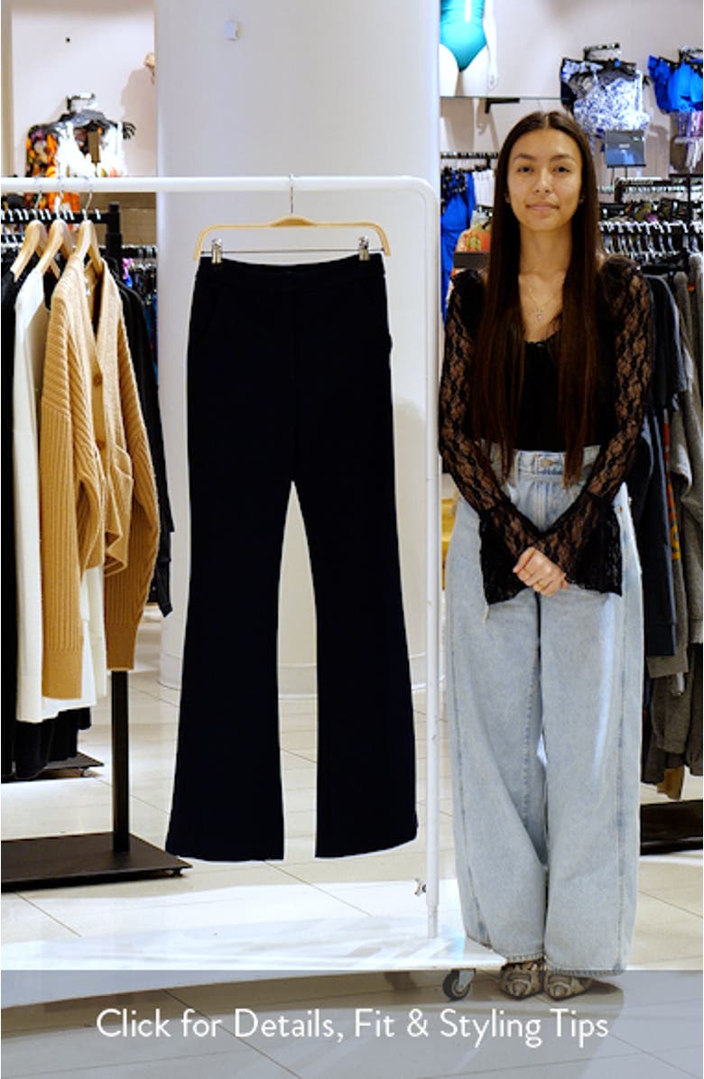 Arden High Waist Flare Leg Pants, sales video thumbnail