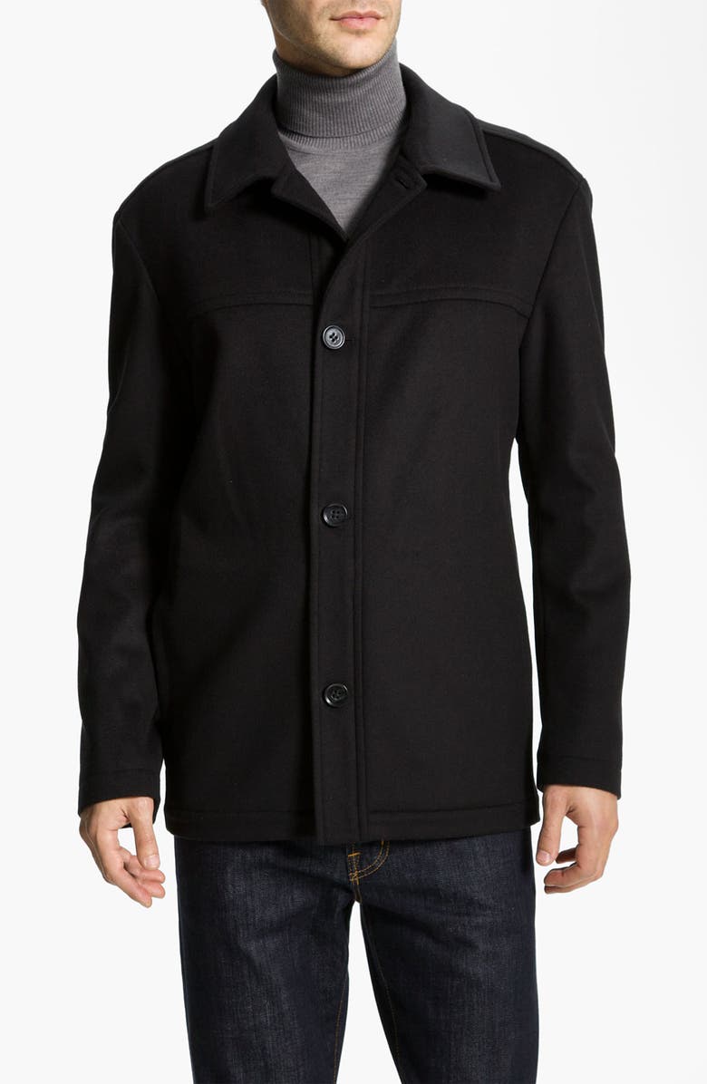 BOSS Black 'Chester' Regular Fit Wool Blend Coat, Main, color,