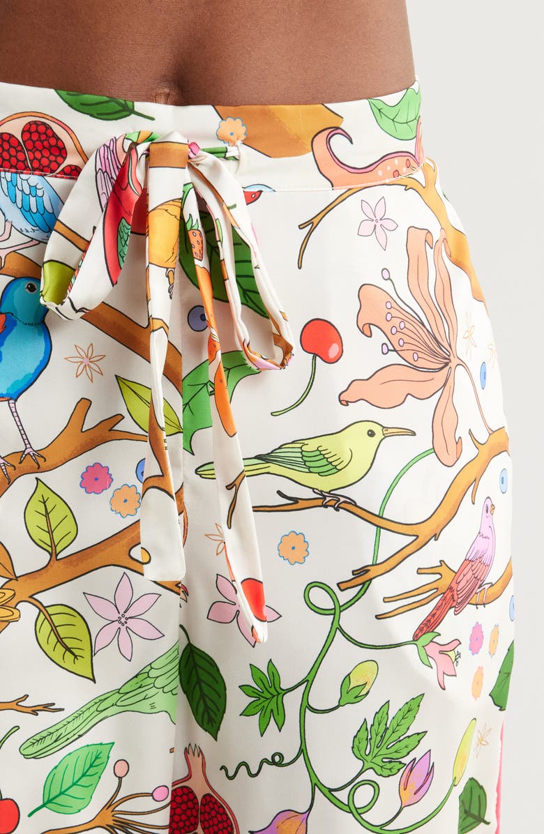 Karen Mabon Tree of Life Satin Pajamas, Alternate, color,