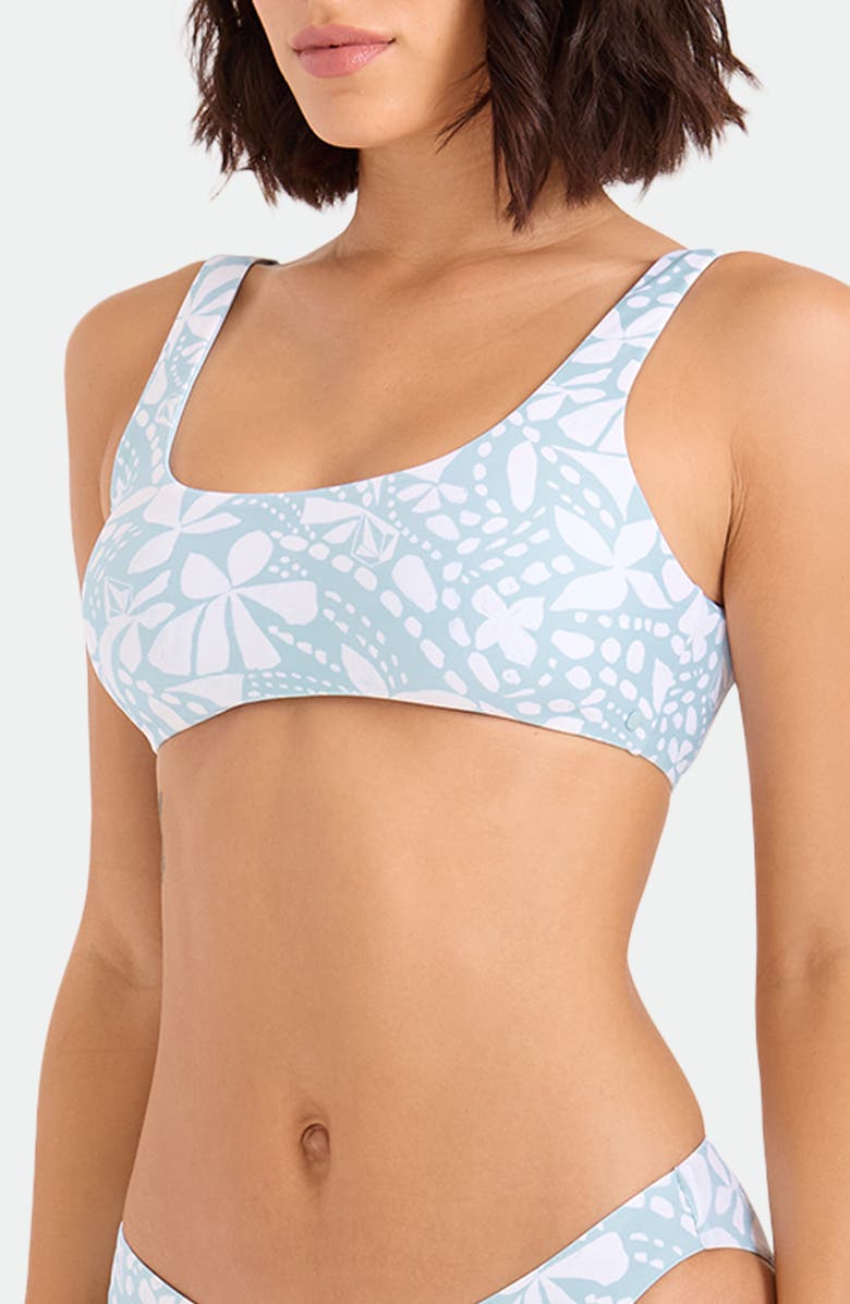 Volcom Stone Scoop Bralette Bikini Top, Alternate, color, Summer Song