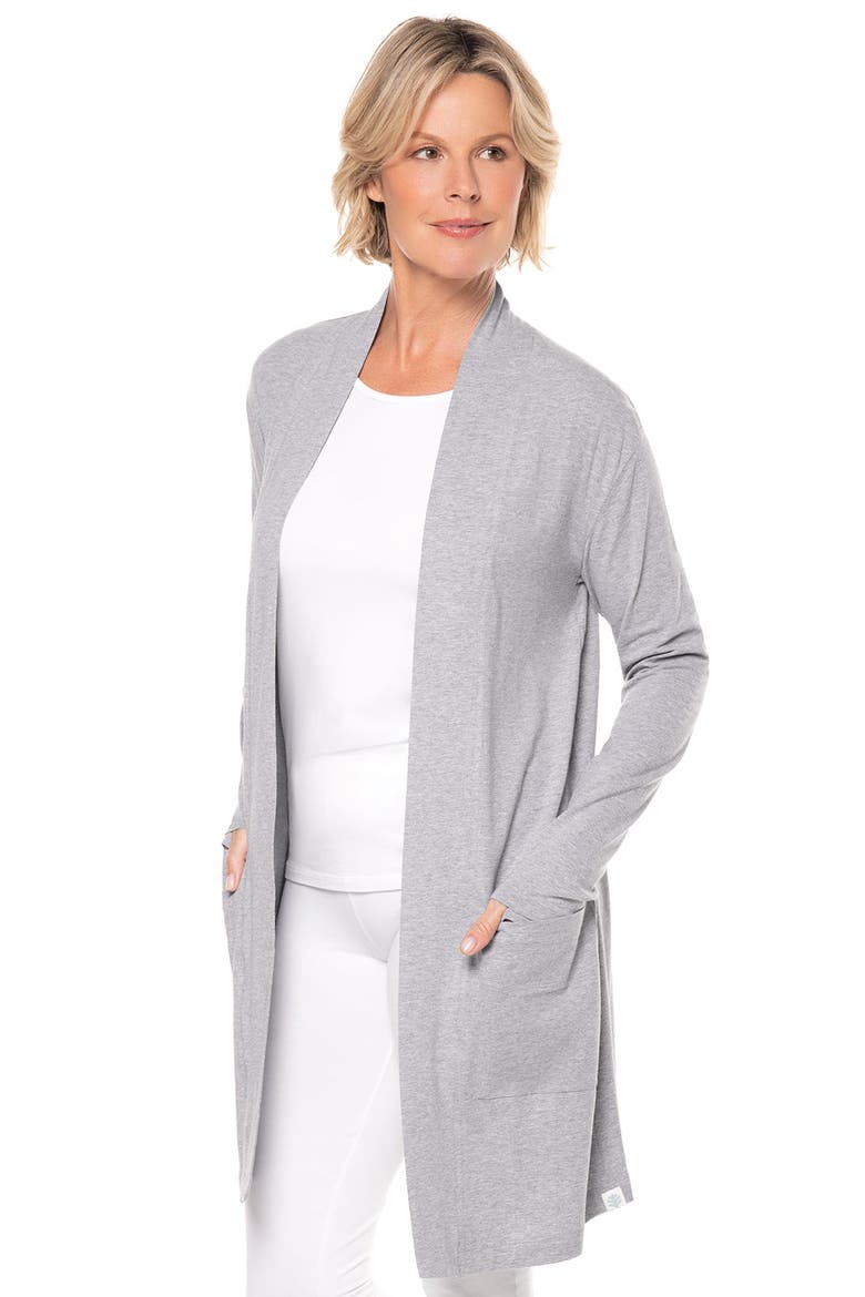 Women's Corbella Wrap, UPF 50+ Sun Protection, Alternate, color, Grey Heather