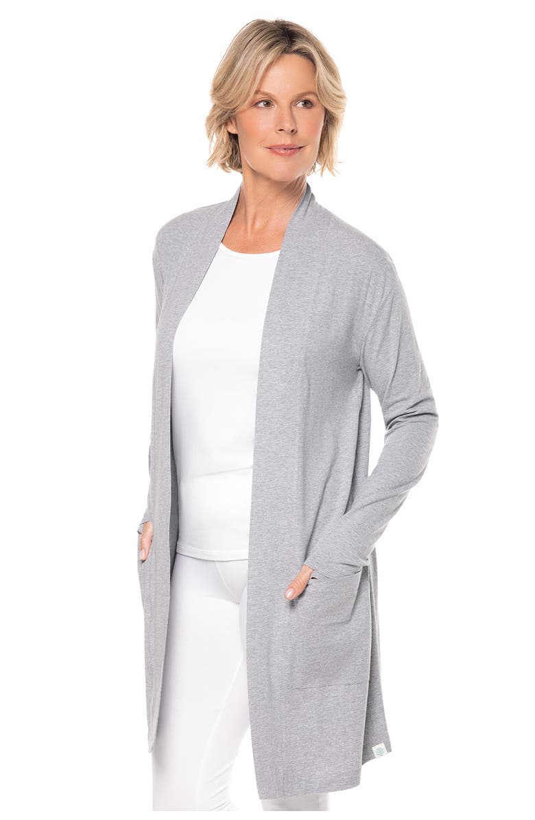 Coolibar Women's Wrap - UPF 50+ Sun Protection - Corbella, Alternate, color, Grey Heather