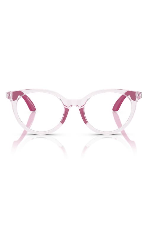 Emporio Armani Kids'  45mm Phantos Optical Glasses In Pink