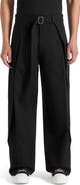 Manière De Voir Charles Wide Fit Wrap Leg Tailored Trousers
