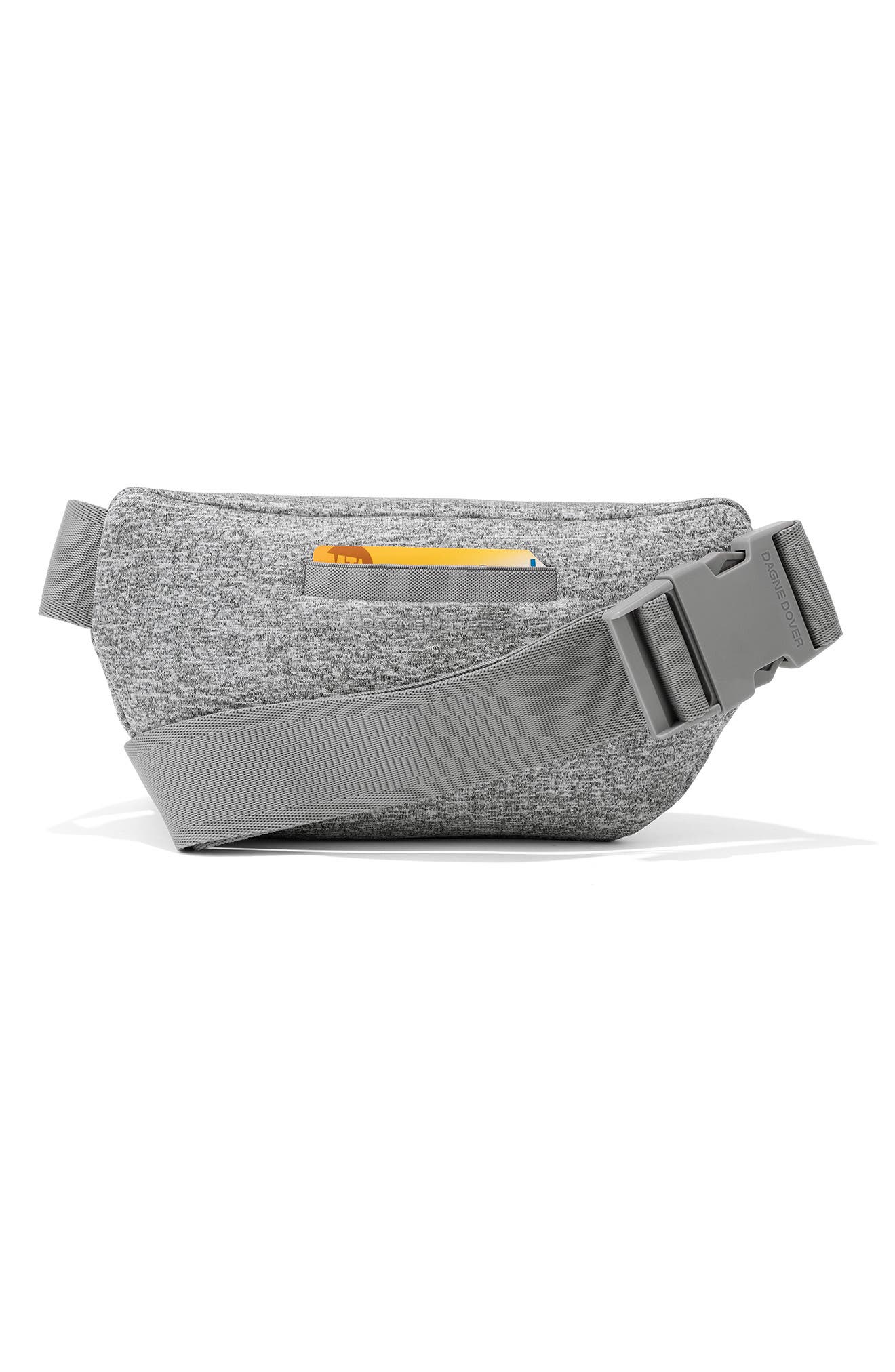 Dagne Dover Ace Belt Bag, Alternate, color, Heather Grey