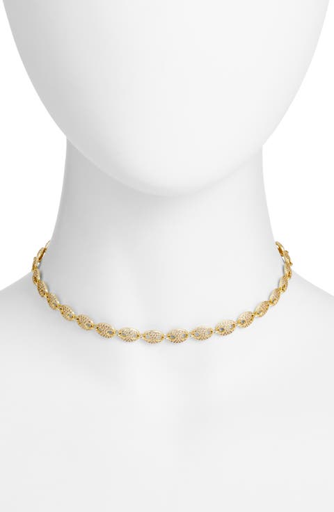 Sparkle Mariner Chain Choker
