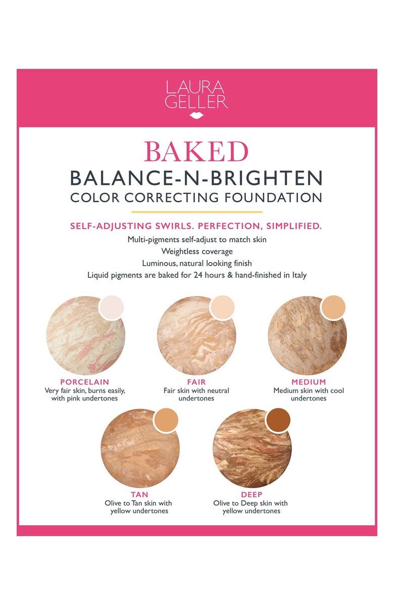 Laura Geller Beauty Balance-n-Brighten Baked Color Correcting Foundation, Alternate, color, 