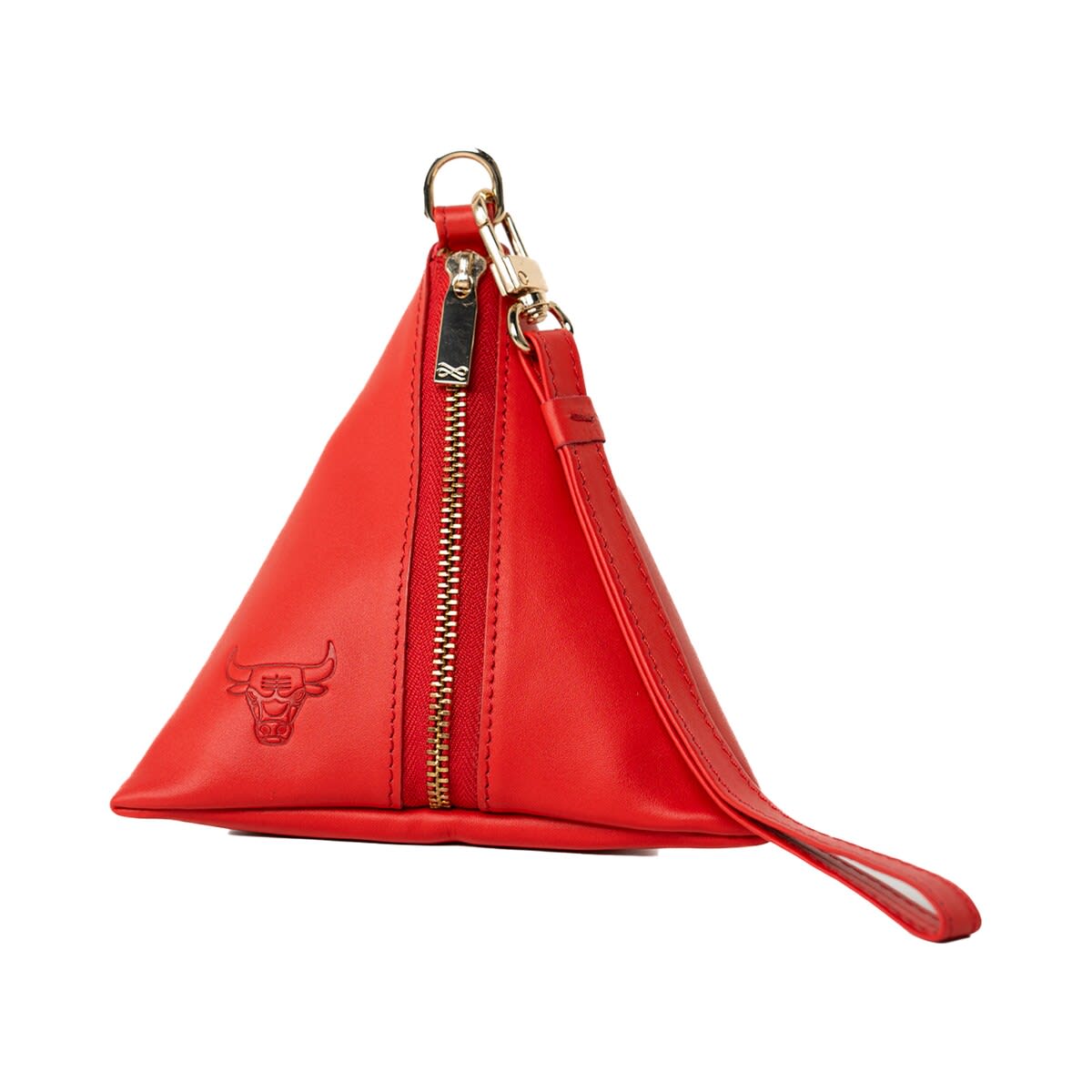 Chicago Bulls Rhea Dumpling Wristlet, Main, color, Red