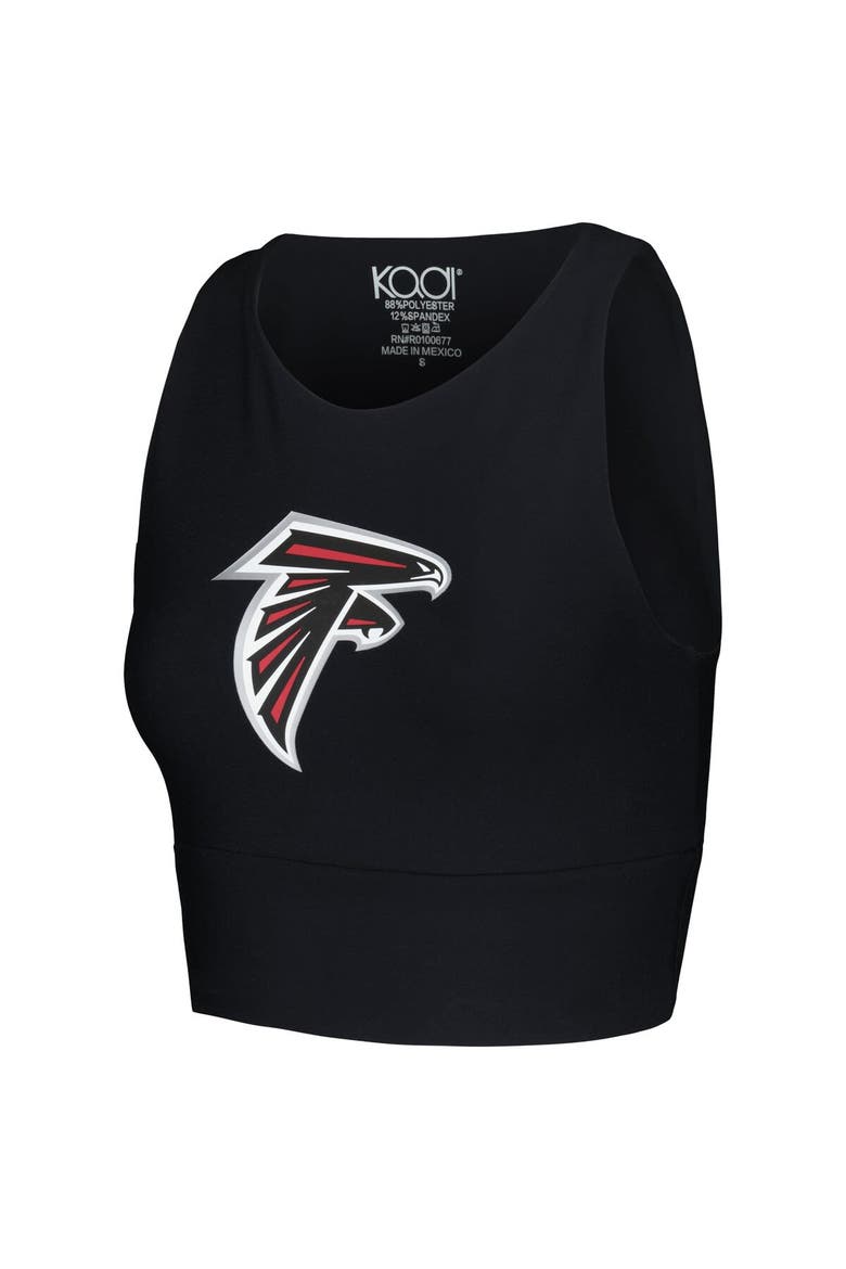 Women's Black Atlanta Falcons Leggings & Midi Bra Set, Alternate, color, Black