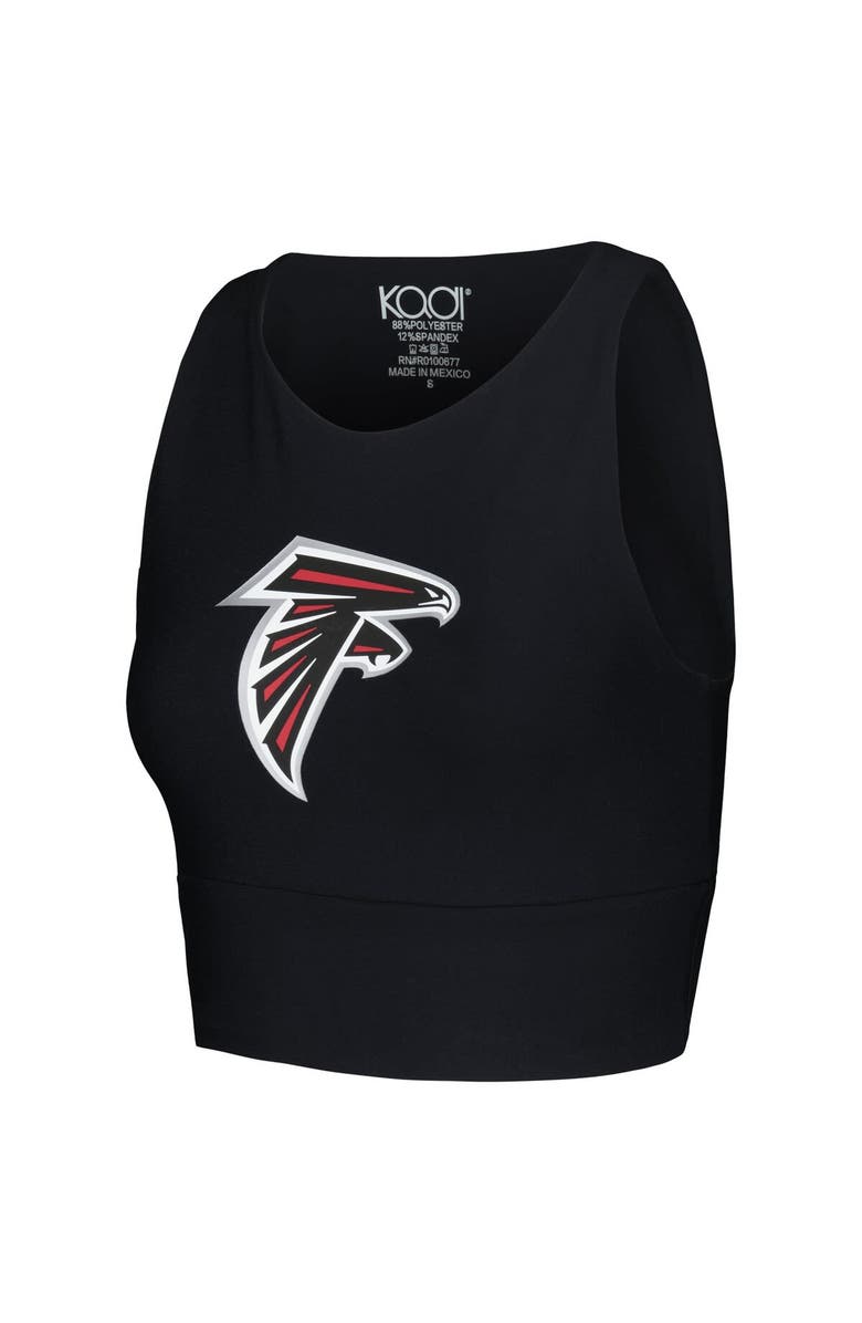 Kadi Brand Women's Black Atlanta Falcons Leggings & Midi Bra Set, Alternate, color, 