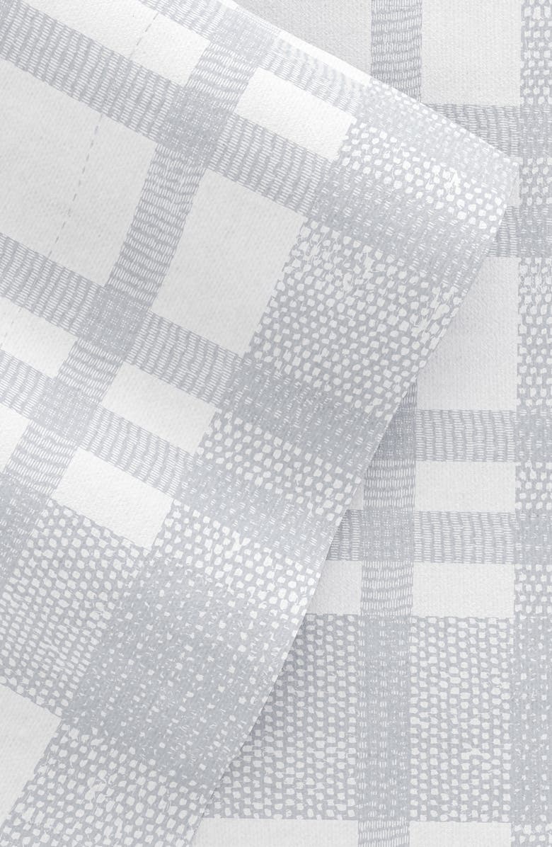 HOMESPUN Premium Woven 4-Piece Flannel Bed Sheet Set, Alternate, color, Light Blue