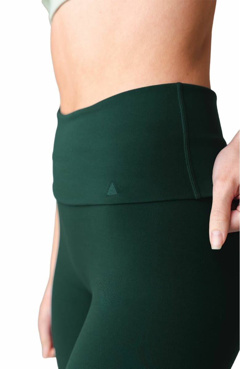 Vitality Cloud II Foldover Trouser, Alternate, color, Forest